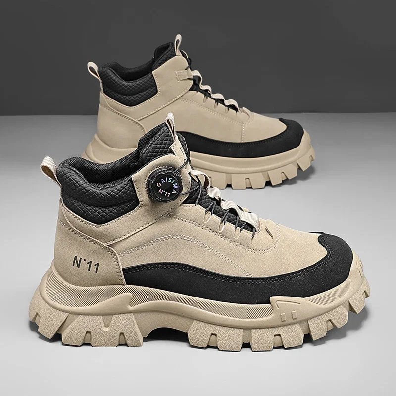 Men'S Shoes For Work - Luxury Mens Boots High Quality Comfortable