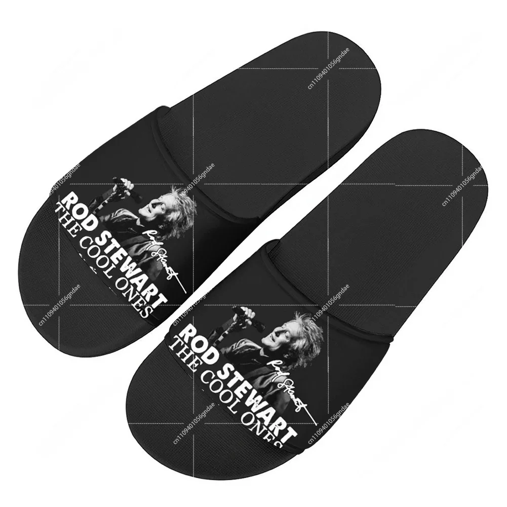 Men Shoes High - Rod Stewart Pop Music Rock Slippers