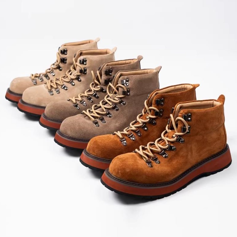 Men'S Shoes For Work - Japanese Thick Sole Genuine Leather Outdoor