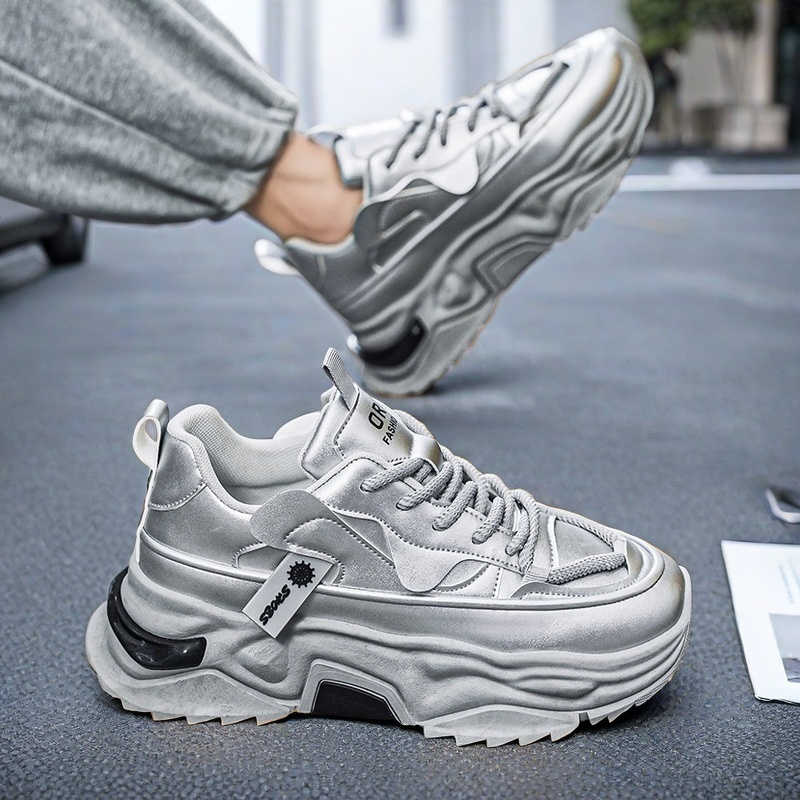 Black Platforme Tennis Man Spo - đánh giá và giá Men Shoes Sale