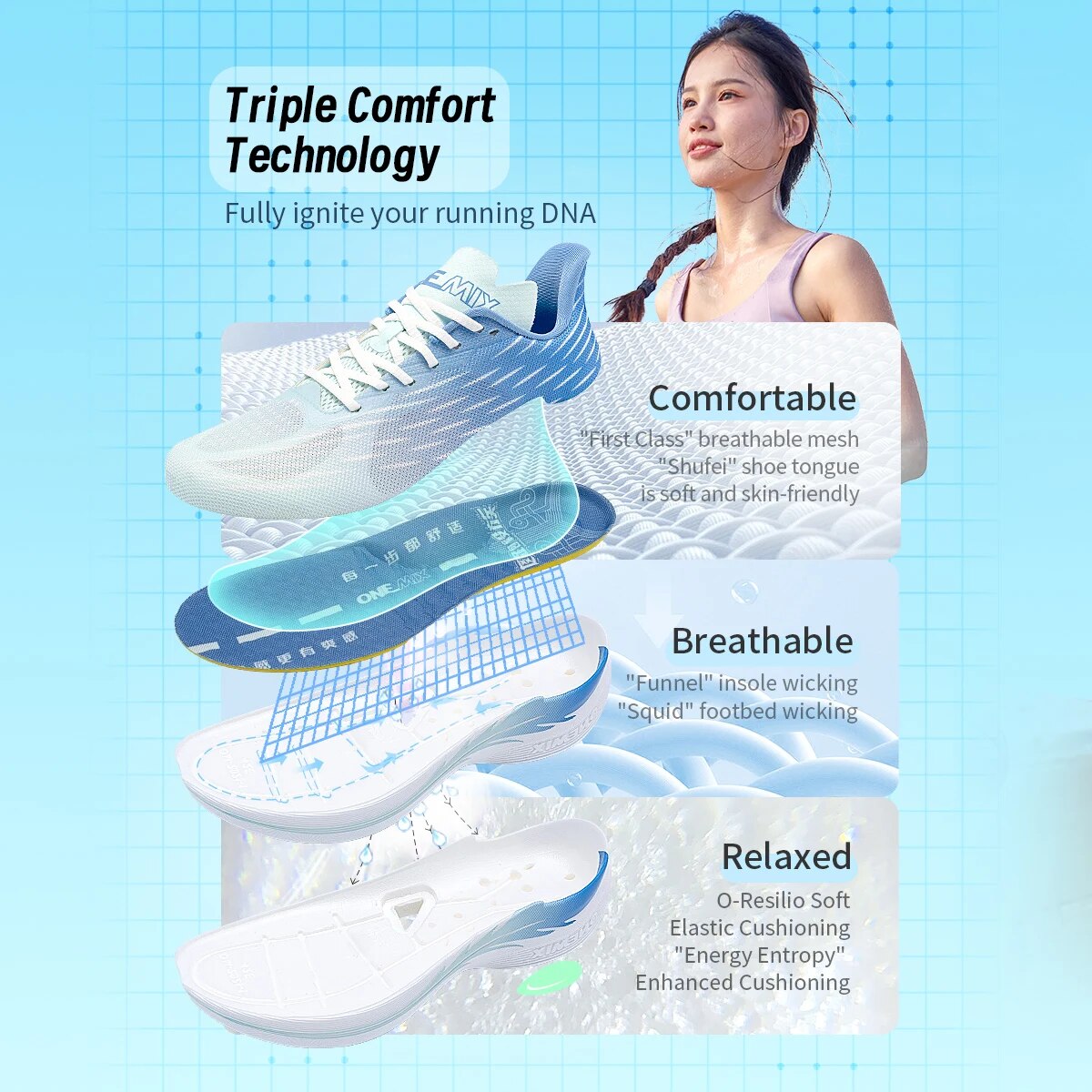 Onemix 2026 Wind Wings Breatha - đánh giá và giá Men'S Shoes Half Cut